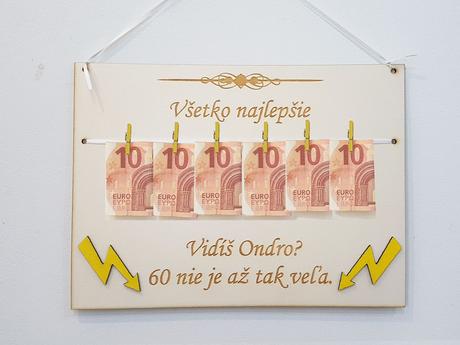 Drevená tabuľka 30x22cm vidíš 50 nie je až tak,