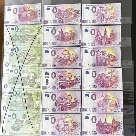 0 eurové bankovky, 