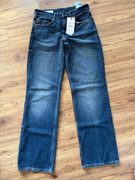 Zara wide leg dámske rifle, zara,38