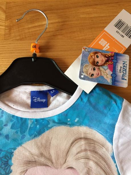 Dievčenské tričko frozen - veľ.104., disney,104