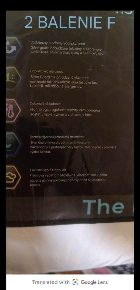 Bedwear energine 2 kusy vankúše 50 cm x 75 cm, 