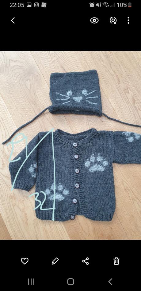 Pleteny svetrik ciapka, 86