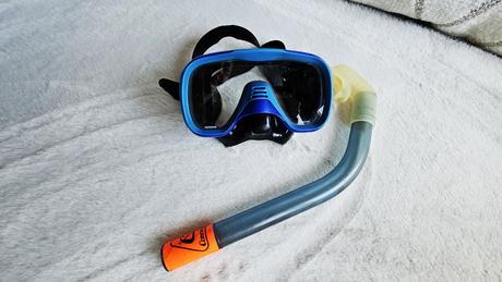 Maska na potapanie zn. aqualung + snorchel,