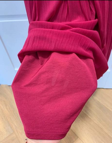 Letné maxi šaty cyklamenové zn. mango, mango,s