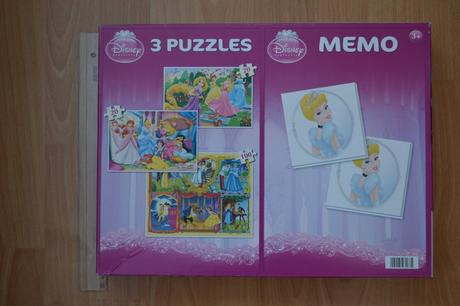 Puzzle princezné - 3puzzle, 1pexeso, 