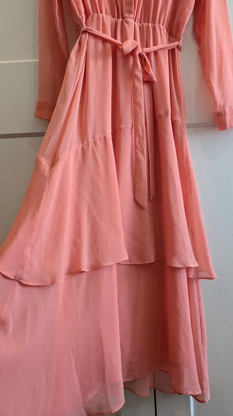 Koralové šaty dorothy perkins, dorothy perkins,l