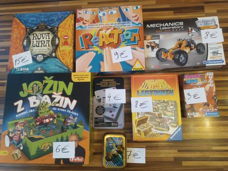 Spoločenské hry, fifa karty, autíčka, bakugan, 