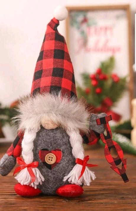 Trpaslik vianočné dekorácie 30 cm, 