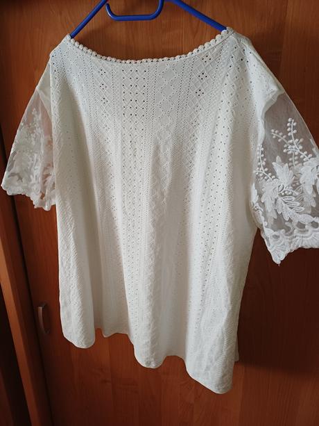 Damsky top s čipkou xxxl, xxxl