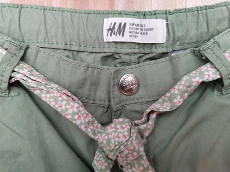 Kraťasy s opaskom zn. h&m, h&m,128