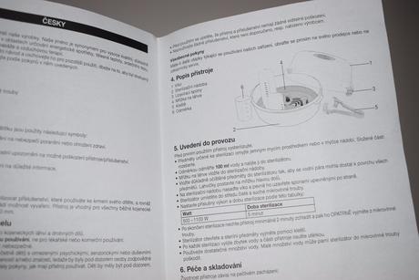 Parný sterilizátor zn. beurer na 5 fliaš, beurer