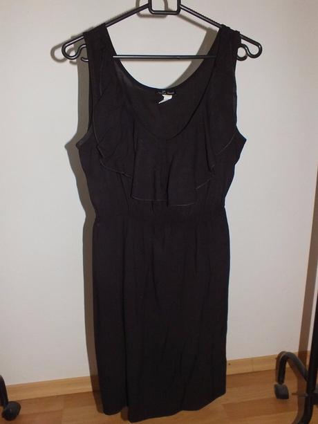 Čierne šaty letné, s