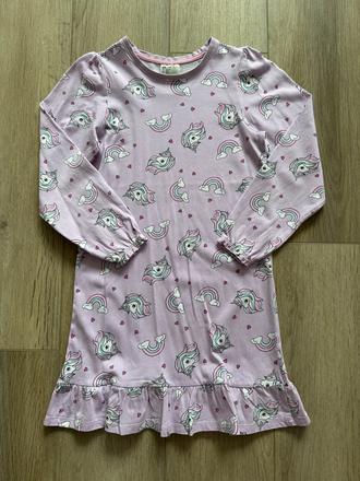 Nočná košeľa h&m 122/128 unicorn, h&m,122