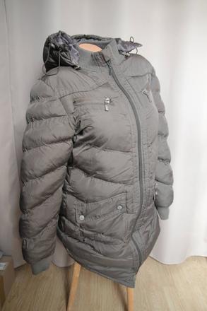 Tmavo zelená khaki bunda l, l