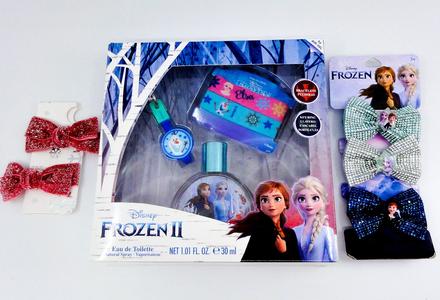 Frozen set toaletná voda+kľúč.+2x náramok+5ksponky,