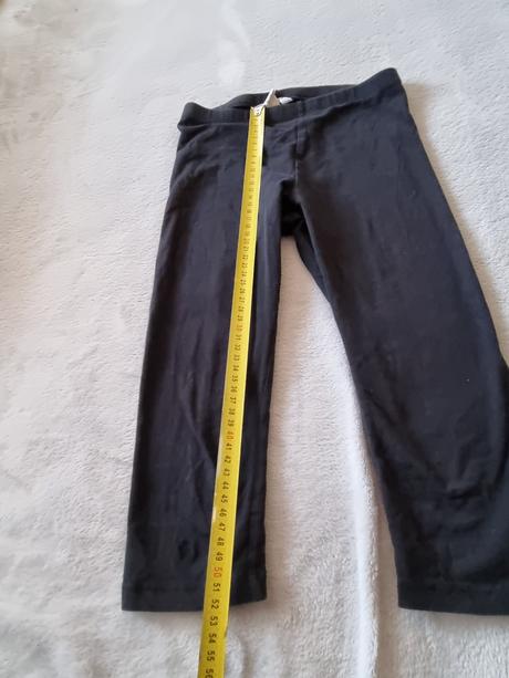3/4 leginy, h&m,134