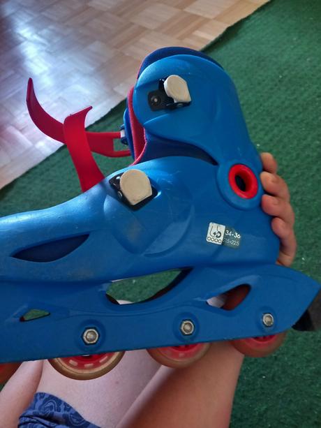 Zvačšovacie korčule 34-36, 34