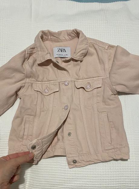 Riflová bundička, zara,110