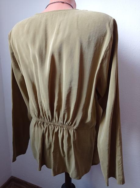 Štýlová blúzka v zavinovacom vzhľade, 40