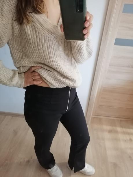 Zvonové nohavice bootcut, h&m,38