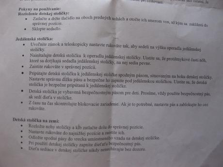 Prenosna stolicka nurse, urcena do 20kg,