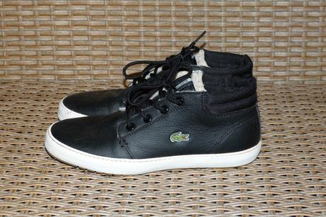 Kožené zateplené topánky lacoste, lacoste,40