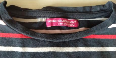 Tričko, veľ. 128, young dimension,128