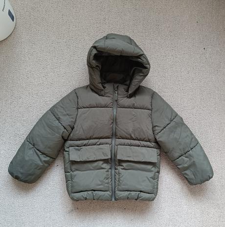 Vatovaná / páperová bunda 110/116, h&m,116
