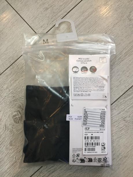 Panske boxerky m, 3ks, h&m,m