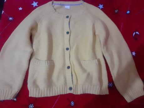 Žltý hrubší sveter 122 lindex, lindex,122