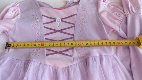 2x bavlnené šaty princezná vel. 116 a 122, 116