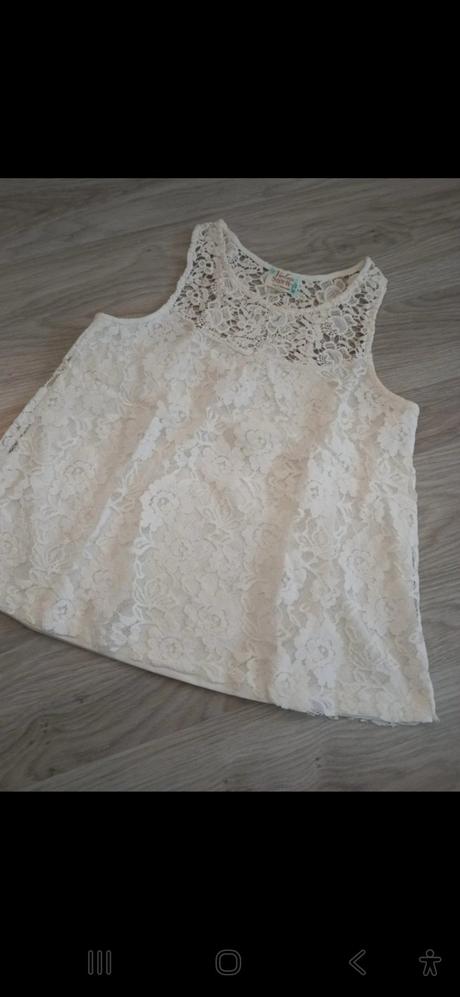 Xs/s cipkovany top/bluzka, s