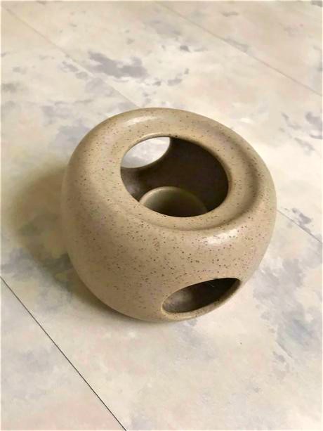 Kameninový naturálny svietnik, 