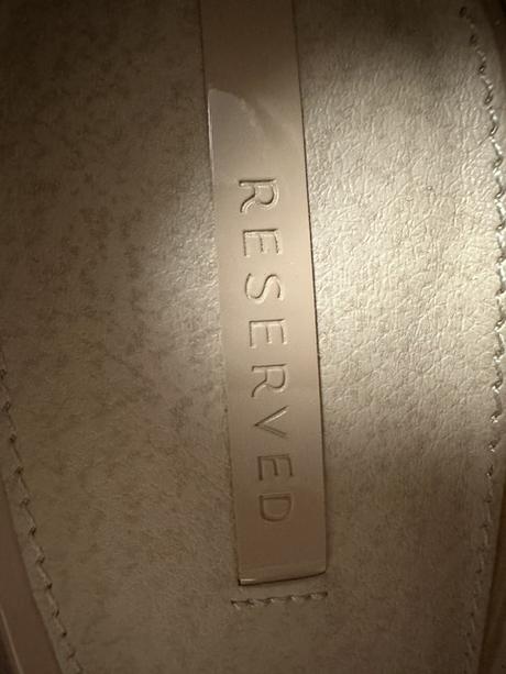 Béžové lakované lodičky zn. reserved, reserved,40