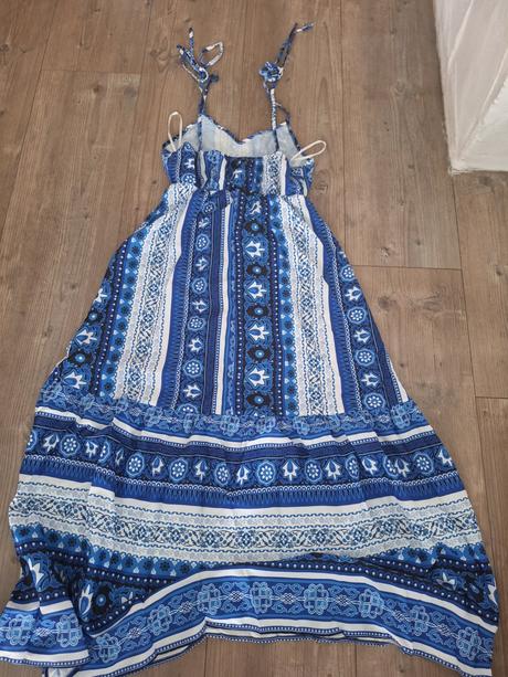 Letno maxi saty modre, m / s