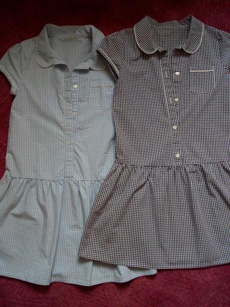 Značkové košeľové šaty 2ks, next,134