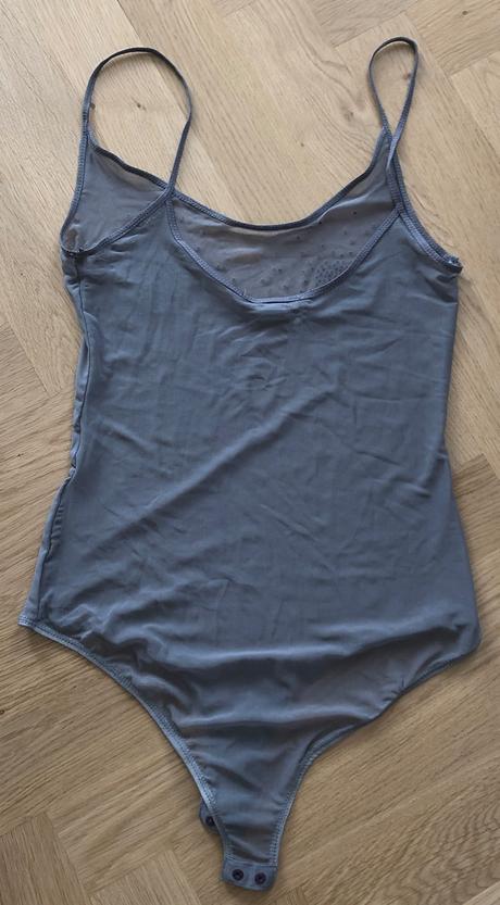 Trasparentný body top - darujem k nákupu, zara,s