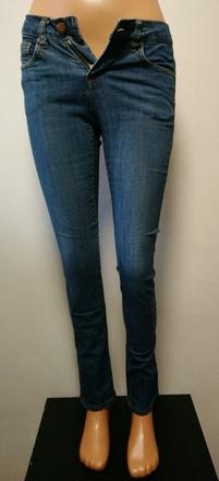 Dámske modré elastické rifle, colours of the world, colours of the world,xs