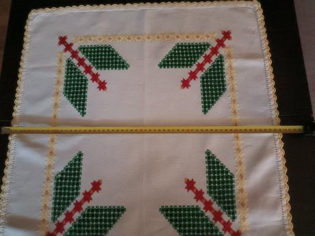 Retro obrus - vianočny,