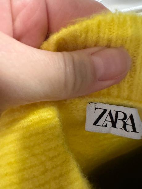 Žltý svetrík zara, zara,m