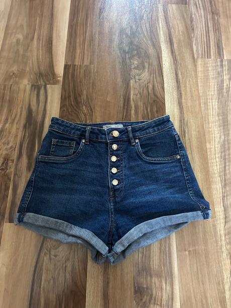 Zara denim šortky, zara,s