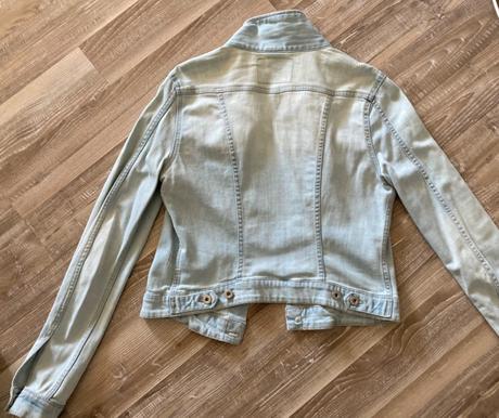 Dámska bledá riflovka, h&m,38