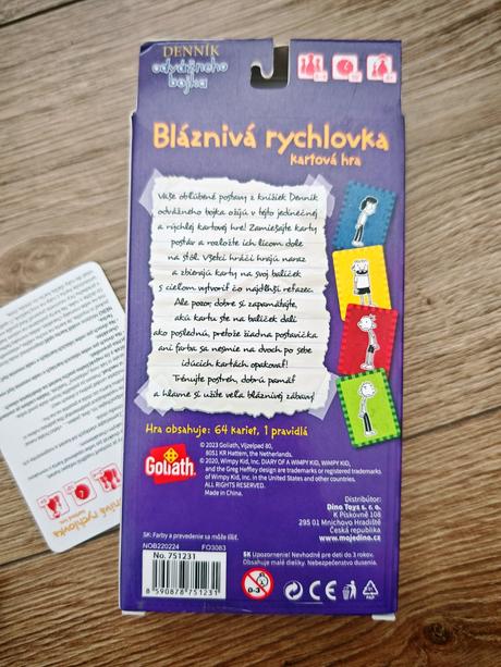 Kartová hra - denník odvážneho bojka,