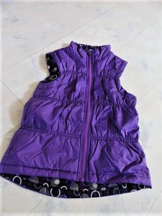 Obojstranná zateplená vesta, 122