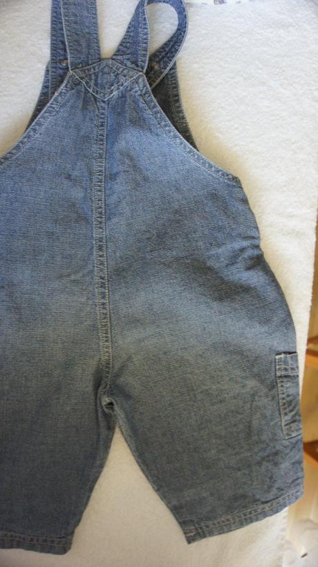 Nohavice na traky rifľové, 80