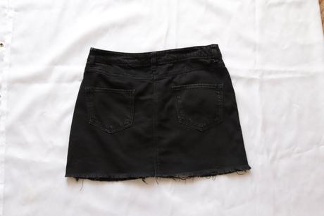 Čierna rifľová sukňa, ovs,m