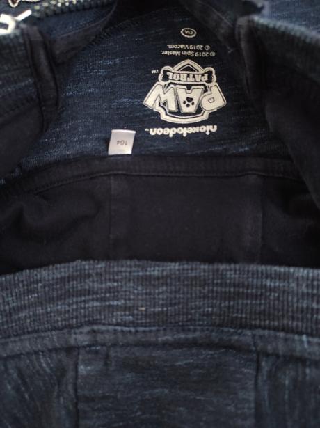 Predám chlap. teplákovú súpravu paw patrol veľ.104, nickelodeon,104