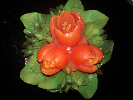 Sviecka - tulipany v kvetinaci, 