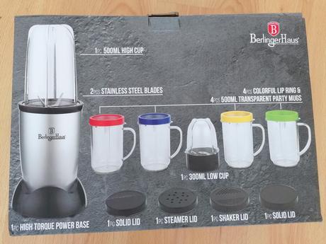 Elektrický viacúčelový mixér berlingerhaus novy, 