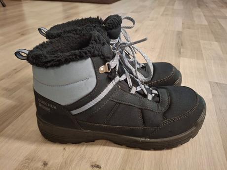 Nepremokave teple zimné topanky, quechua,38